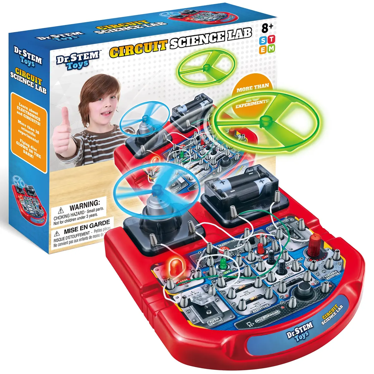 Dr. Stem Circuit Science Lab Led Light-Up Kit With 18 Experiments For Kids 8+ 1
