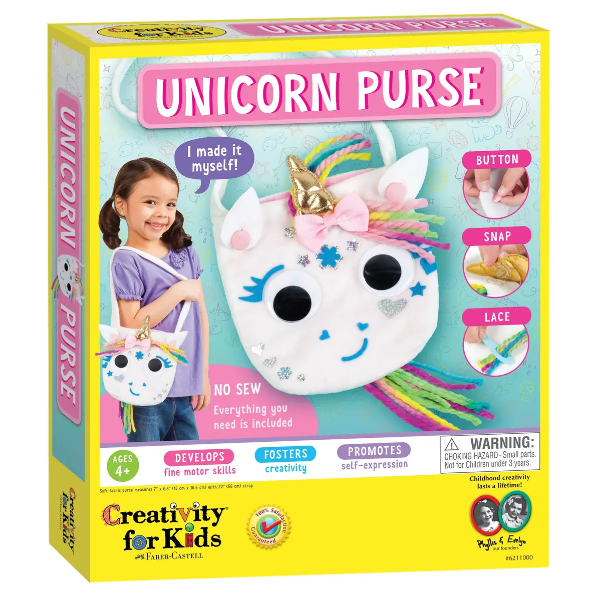 Creativity For Kids Unicorn Magic No-Sew Craft Purse Kit 1
