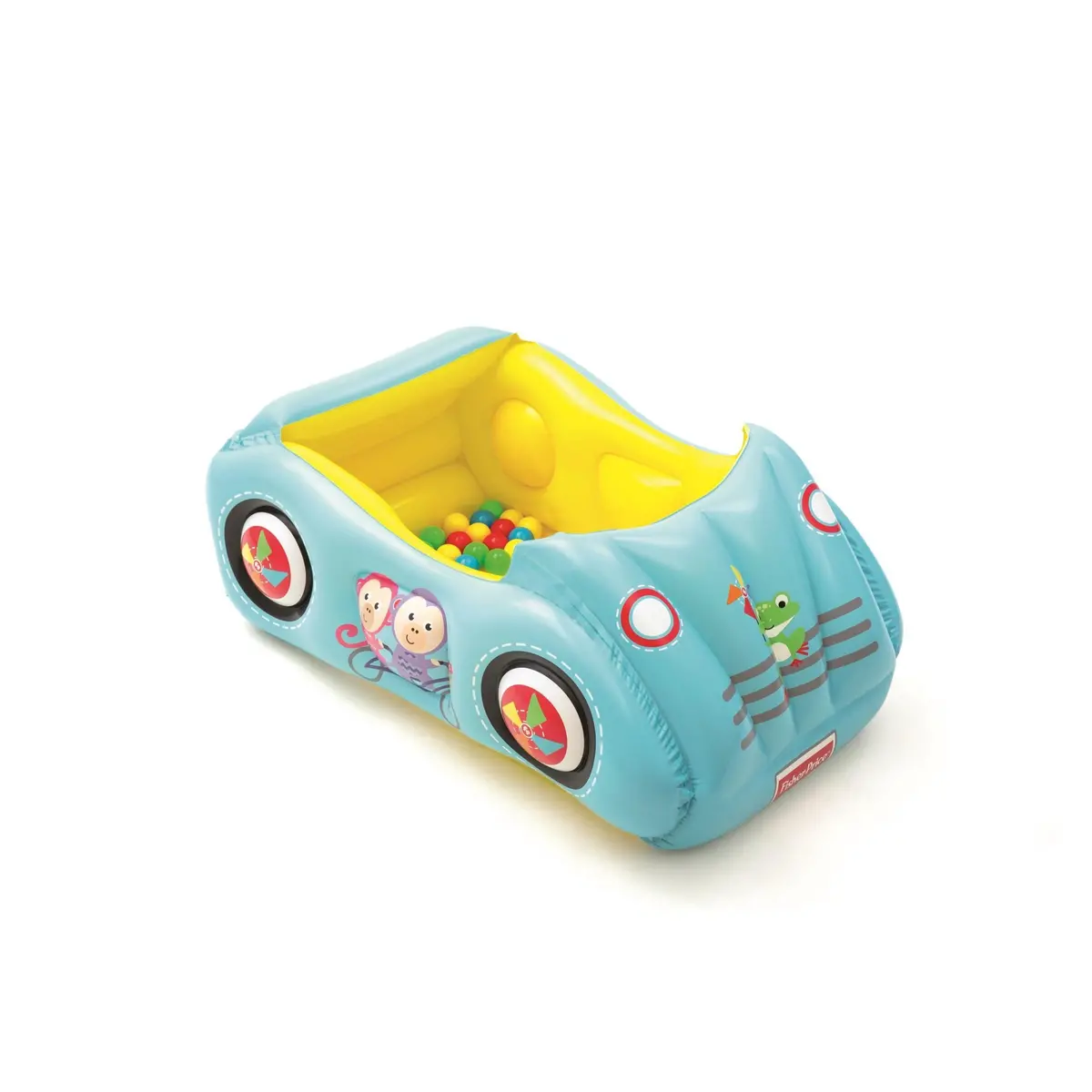 Fisher-Price Race Car Inflatable Ball Pit With 25 Colorful Balls 1