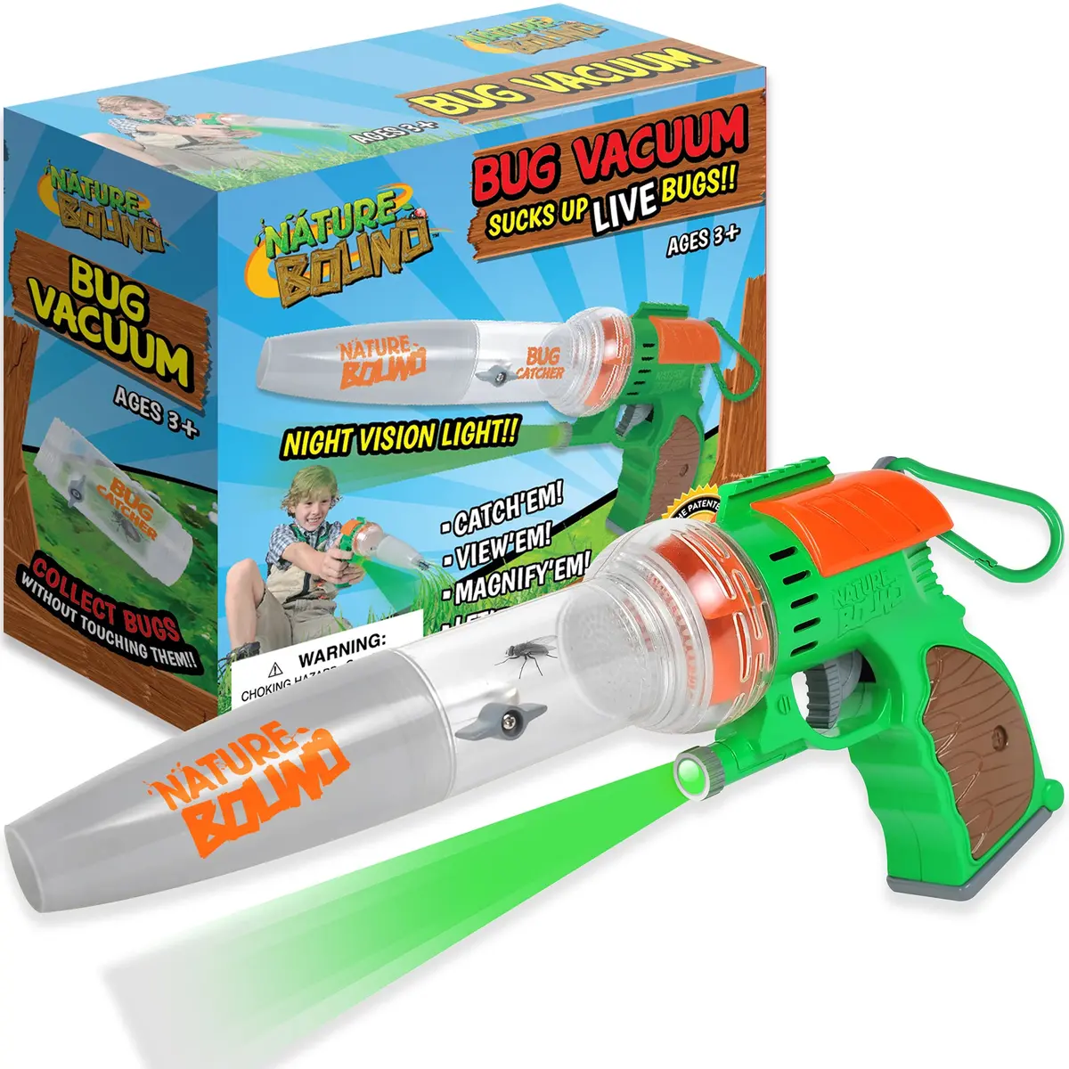Nature Bound Bug Vacuum Explorer Kit – Insect Catcher With Led Light And Magnifier 1