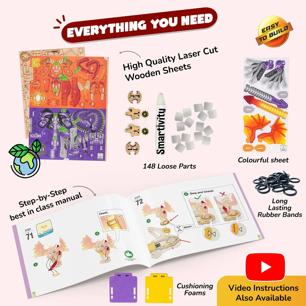 Smartivity Steam Warriors Clash Of Dragons Diy Battle Game 1