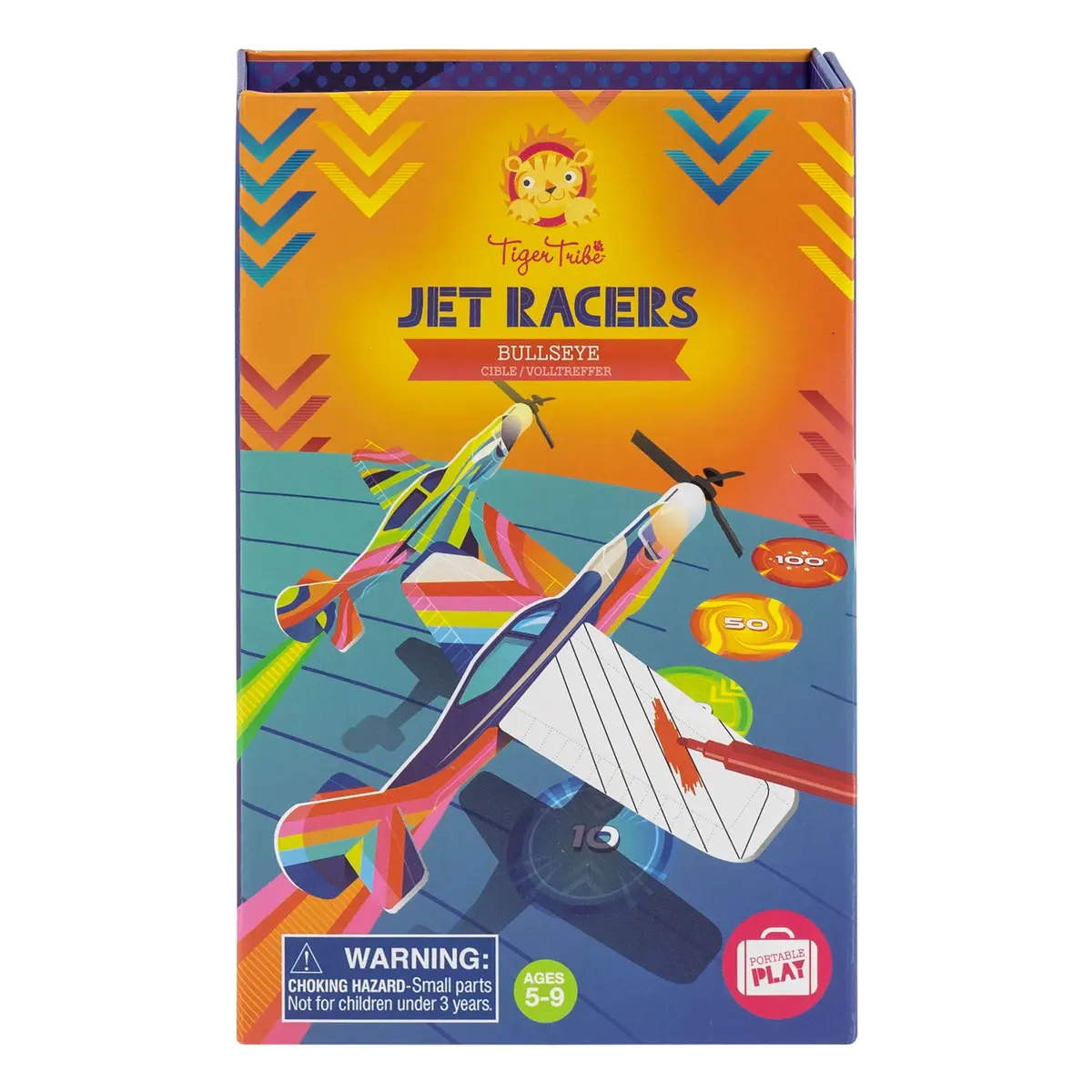 Tiger Tribe Jet Racers - Bullseye Foam Plane Craft Kit 1