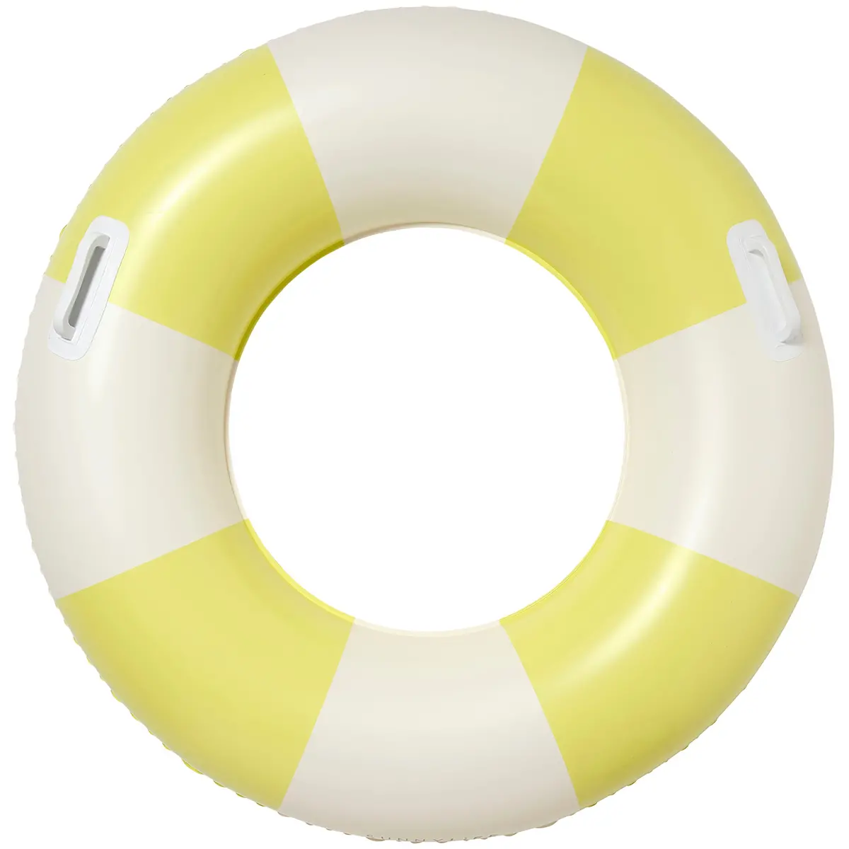 Sunnylife Slim Tube Pool Ring - Tides Out Citrus - 35" Inflatable Float With Handles 1