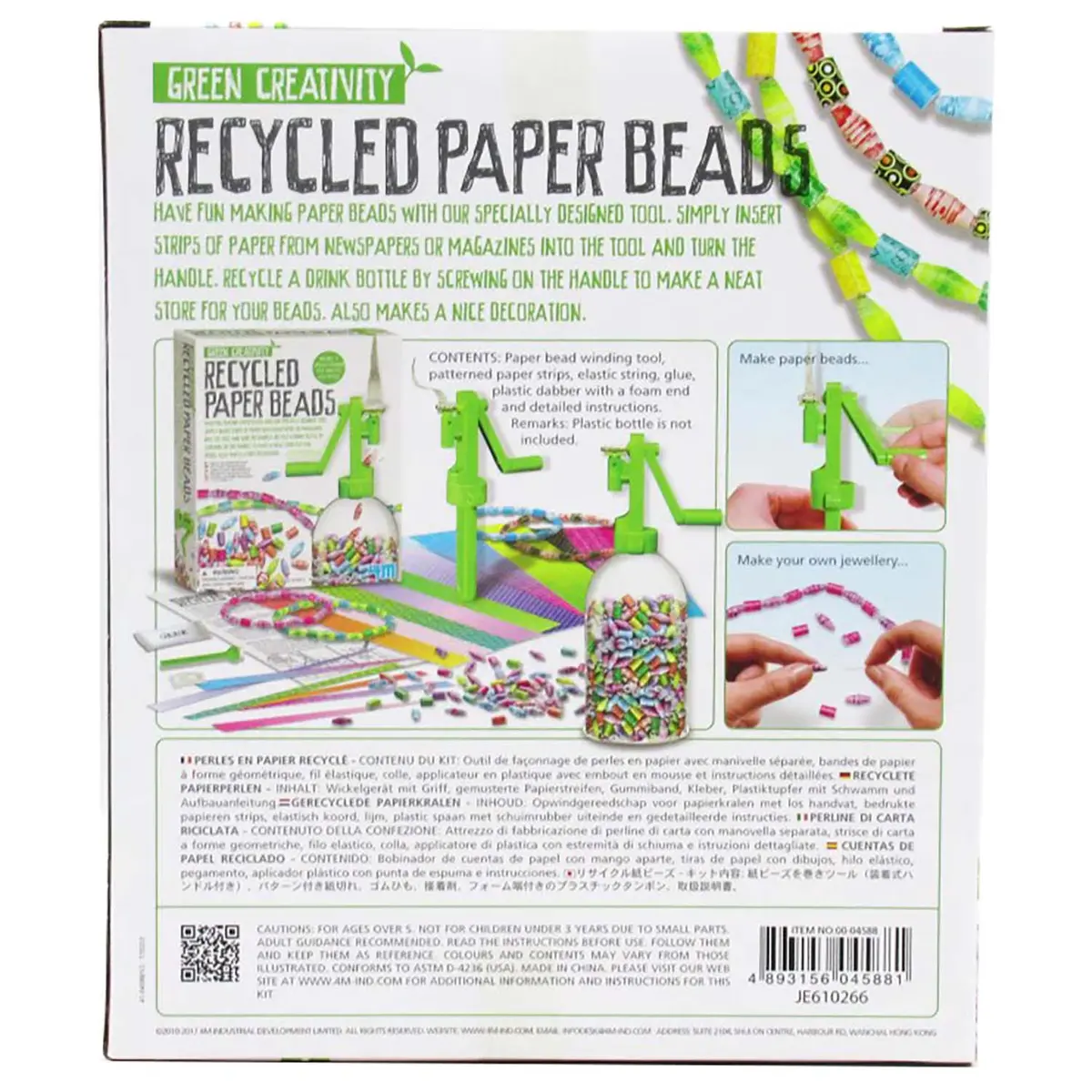 Green Creativity Eco-Friendly Recycled Paper Beads Kit 2