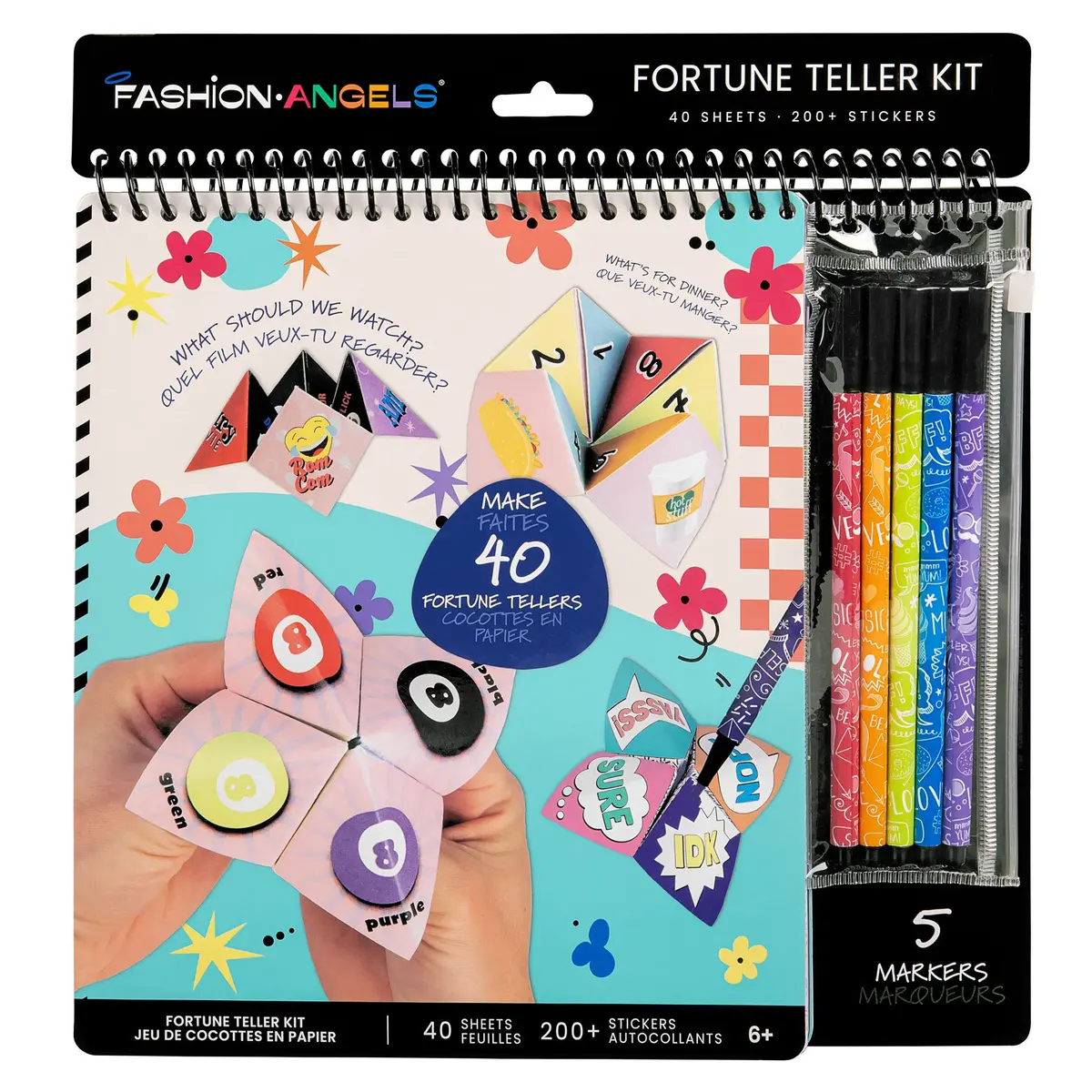 Creative Kids Secret Message Fortune Teller Portfolio - Art And Craft Kit 1