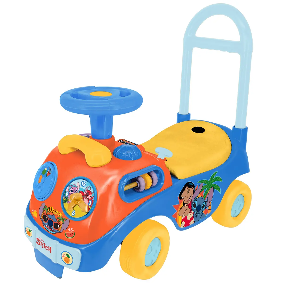 Kiddieland - Disney Stitch Lights N' Sounds Ride-On - Foot-To-Floor Fun 1