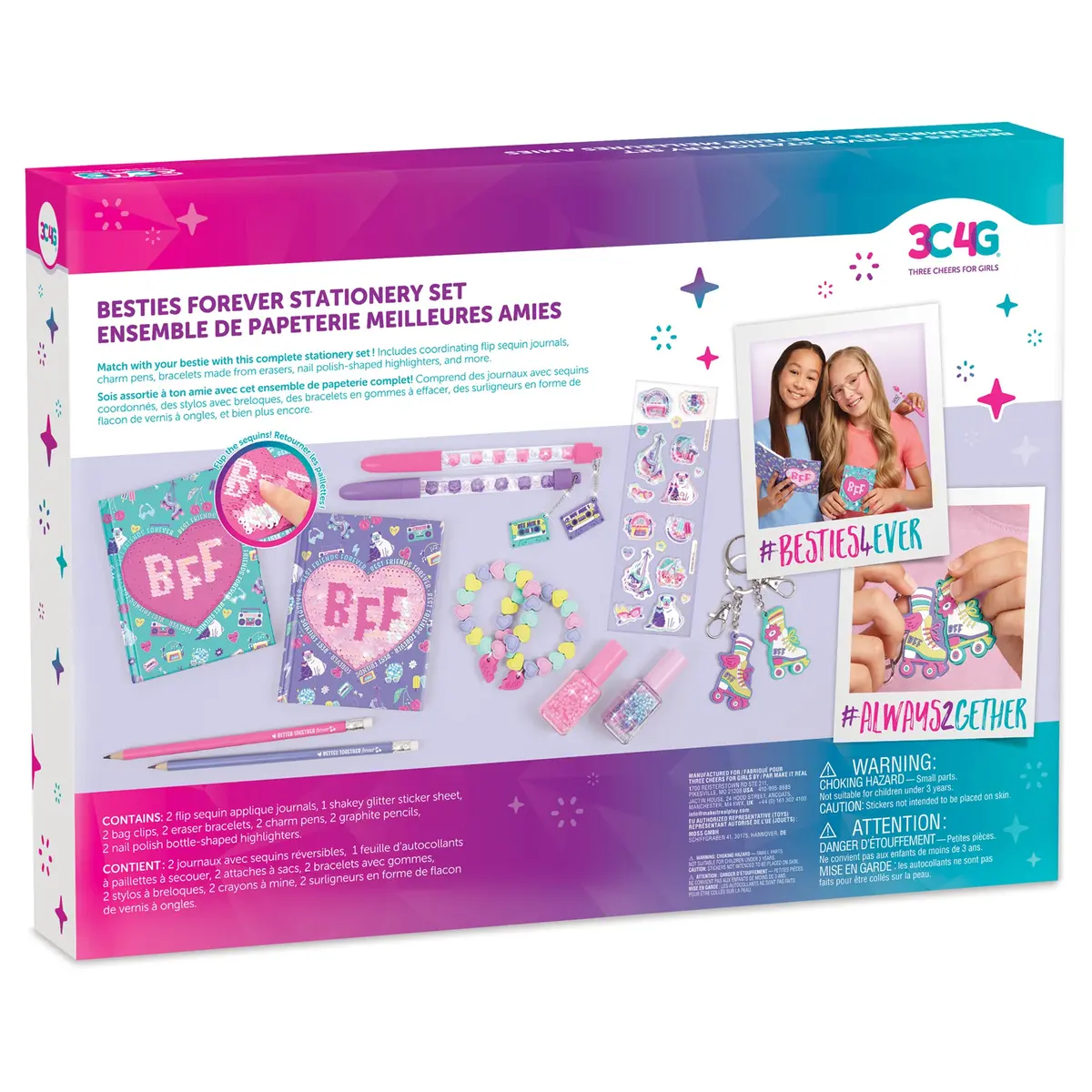 3C4g: Besties Forever Stationery Set 1