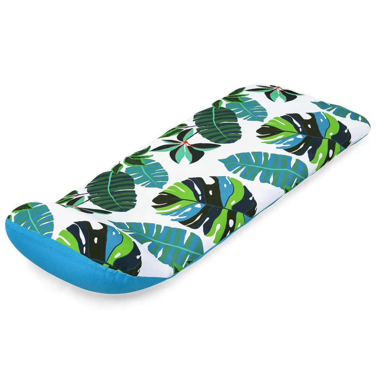 H2ogo! Blissful Drifter 72" Inflatable Floating Mat With Upf Cover & Pillow 1