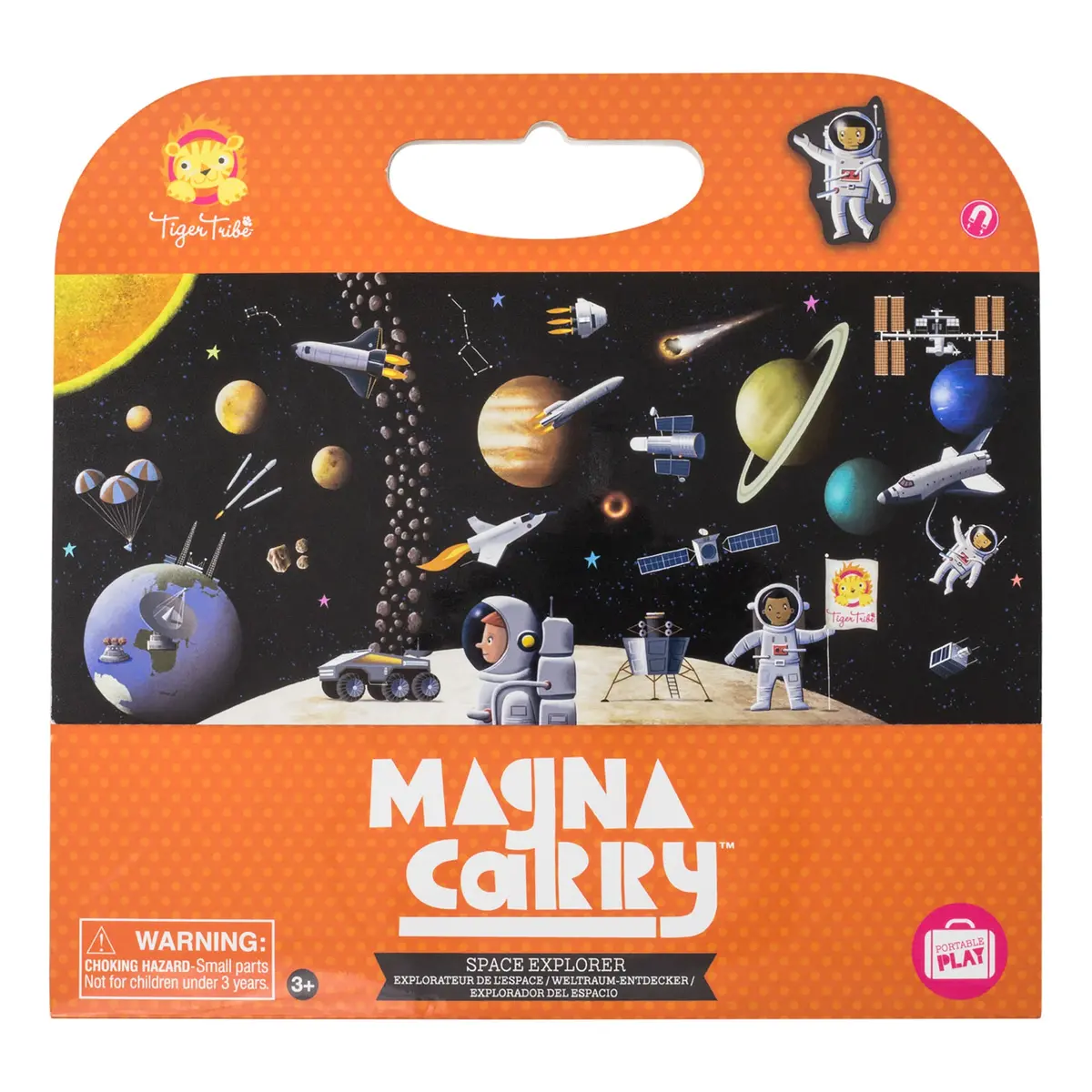 Tiger Tribe Magna Carry Space Explorer - Magnetic Space Adventure Playset 1