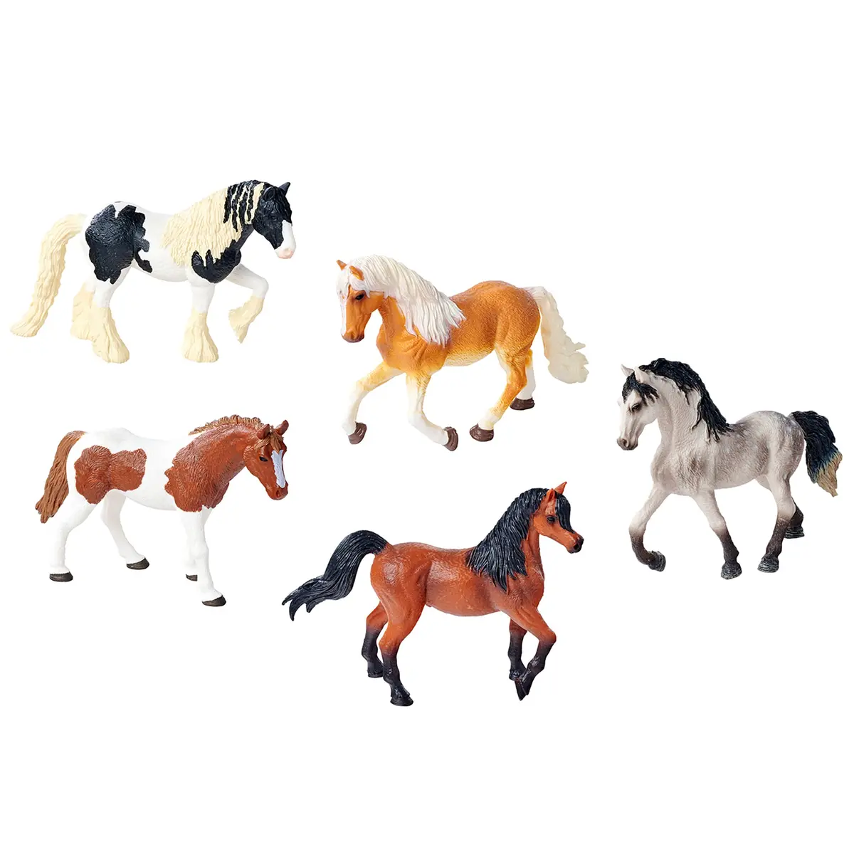 Simba Toys Equestrian Adventure - 5 Horse Figurine Playset For Kids 1
