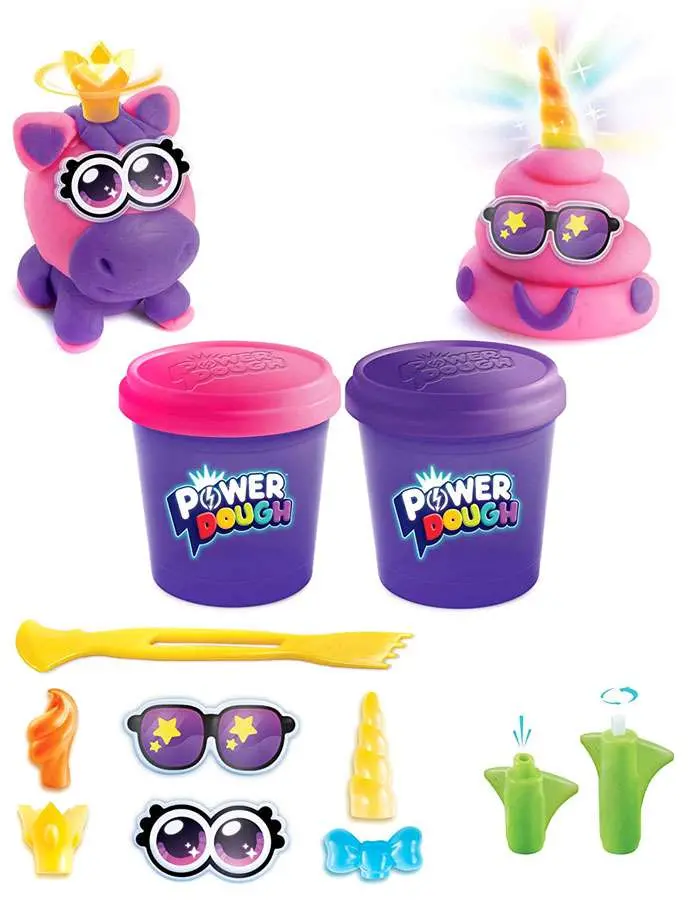 Canal Toys Power Dough Unicorns Magic Interactive Playset - Pink/Purple 1