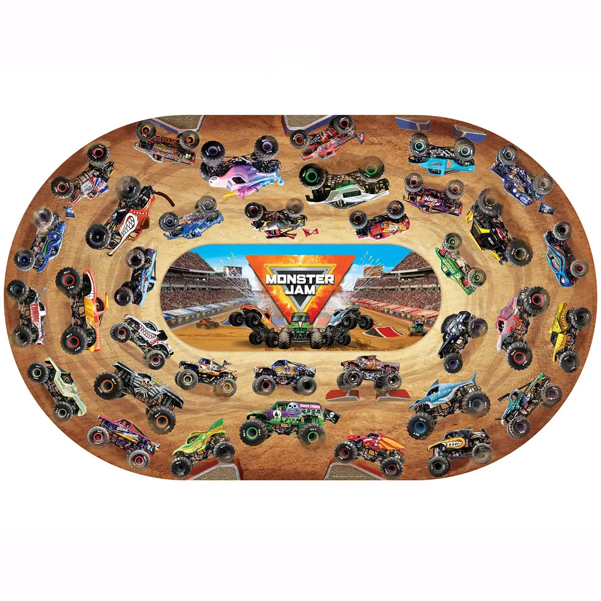 Monster Jam Giant Floor Puzzle - 74 Pieces For Kids Ages 4+ 1