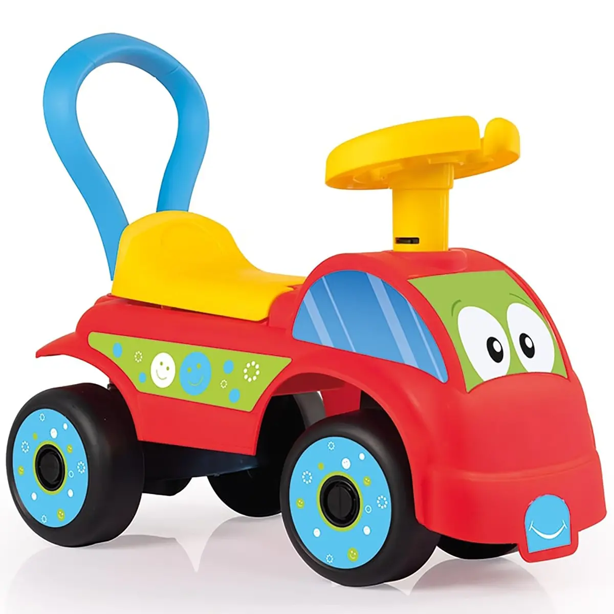 Dolu - Walk & Drive - Adventure Ride-On Toy Vehicle - Red & Blue 1