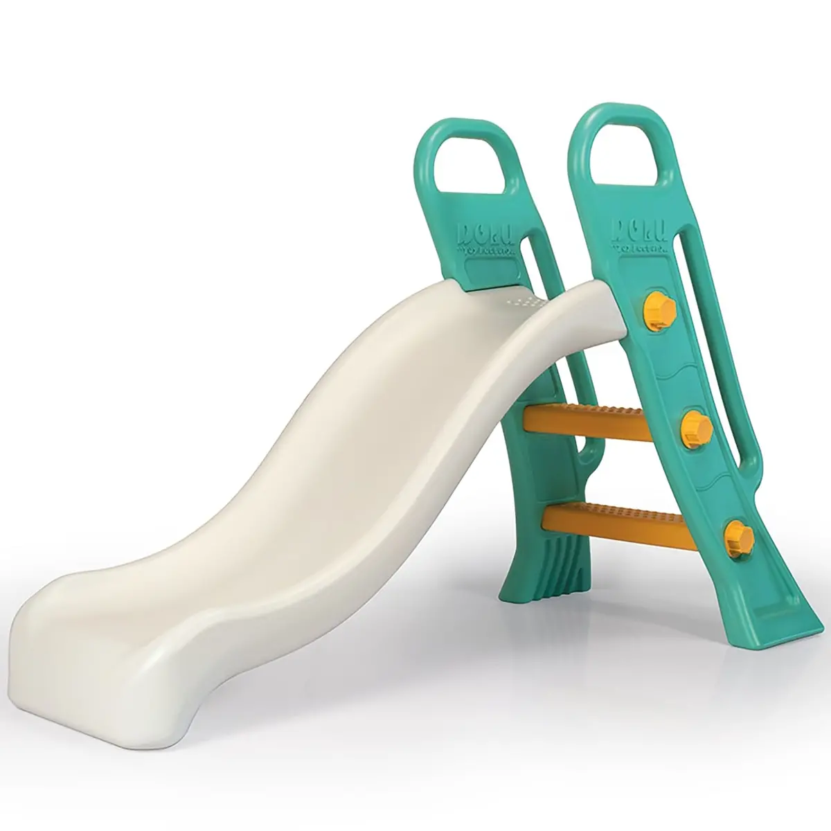 Dolu Junior Slide In Green-Yellow-White For Toddlers, Indoor-Outdoor Slide 1