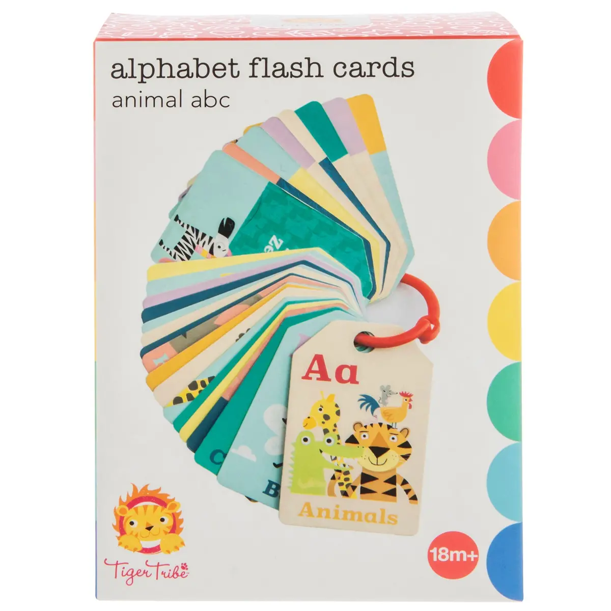 Tiger Tribe Animal Abc Flash Cards - Educational Learning Toy For Toddlers 1