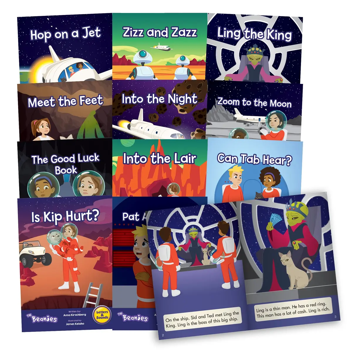 Junior Learning Beanies Diversity 12 Book Phonics Set - Phase 3 1