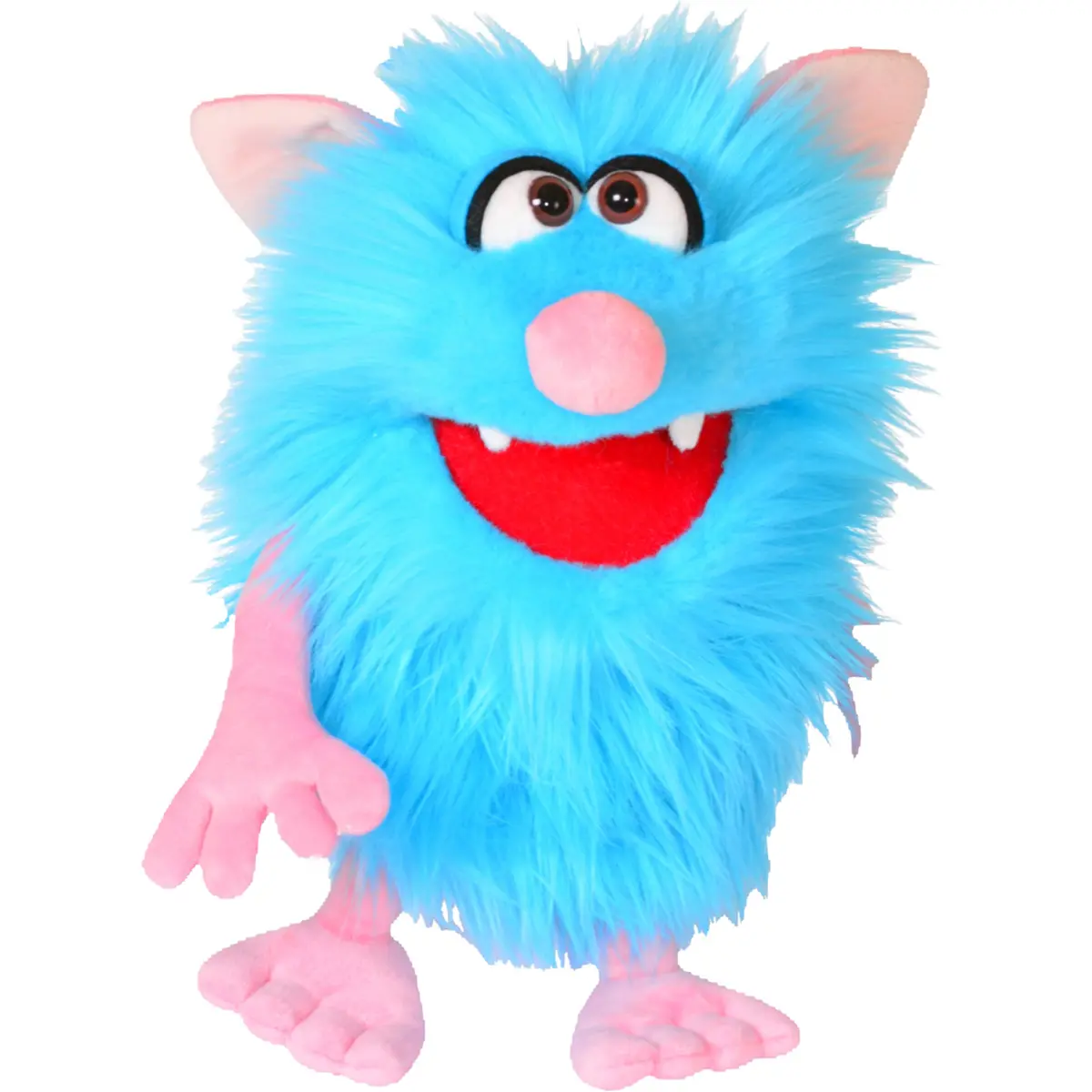 Living Puppets Hand-Made Spike The Blue Monster - 14" Plush Puppet 1