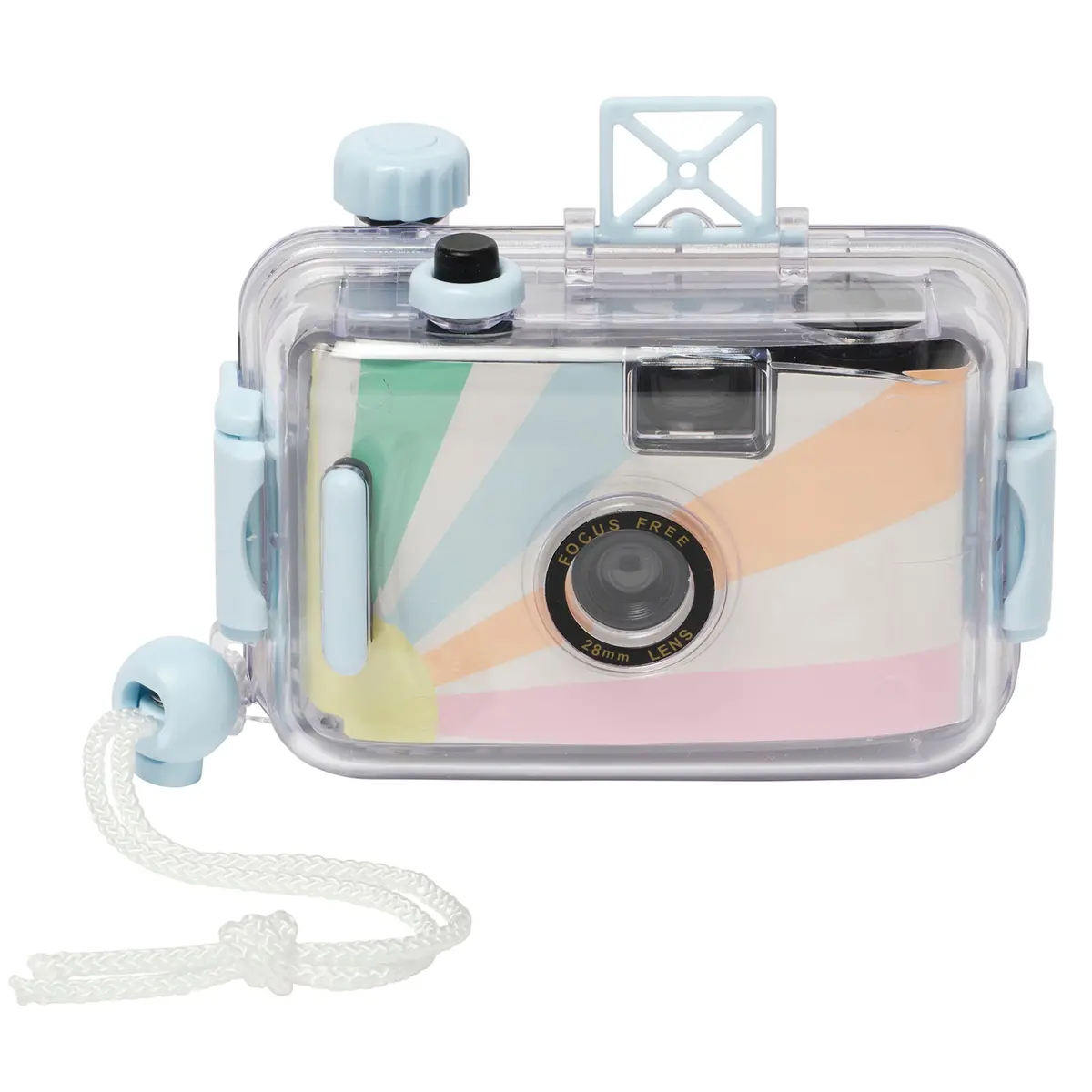 Sunnylife Pastel Gelato Retro Underwater Film Camera, Waterproof Design For Beach & Pool Fun 1