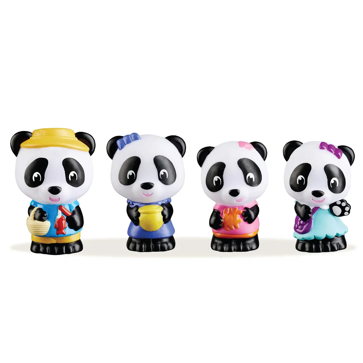 Timber Tots Panda Family Playset - 4 Lovable Characters 1