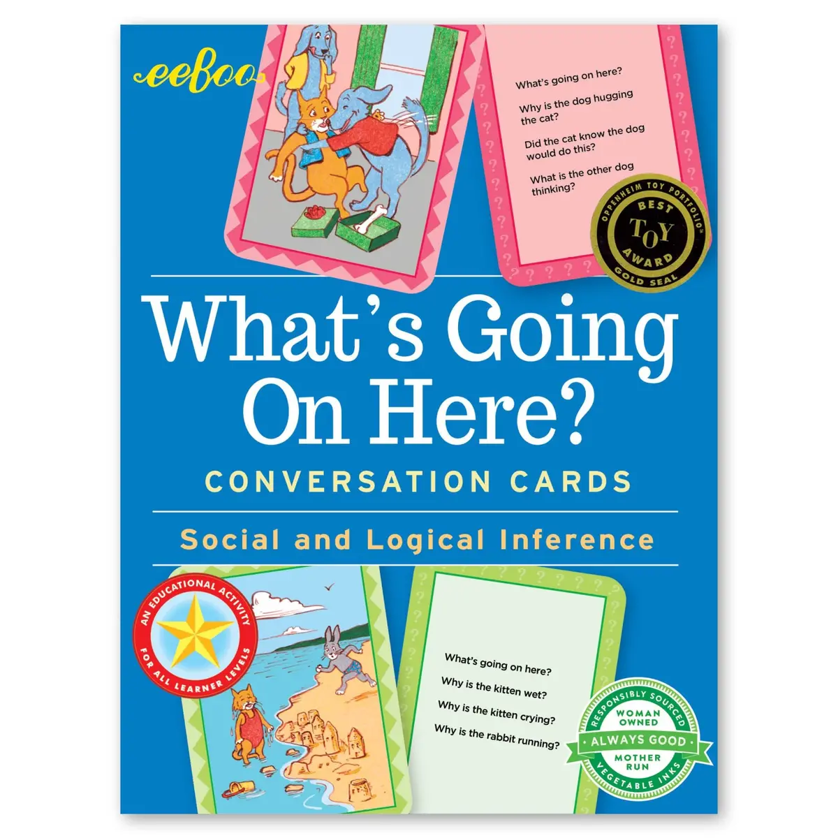Conversation Cards: Social Literacy Edition Interactive Card Game 1