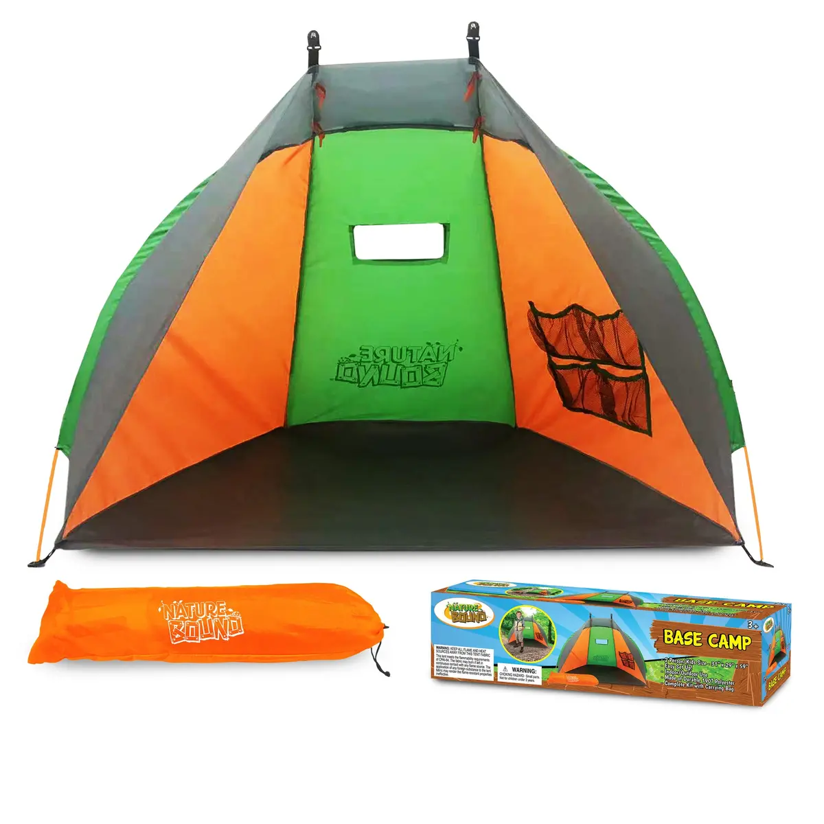 Nature Bound Base Camp Tent - Vibrant 2-Person Kids Play Tent With Easy Setup 1