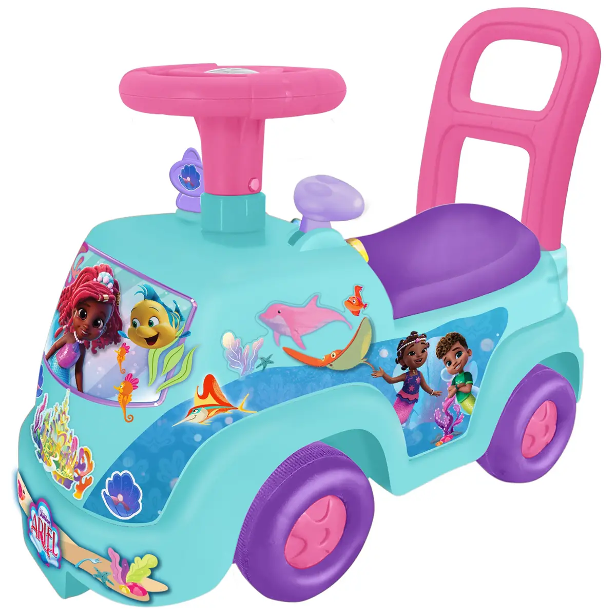 Kiddieland - My First Adventure Ride-On - Ariel Sea Disney Light & Sound - Suitable For 12 Mo+ 1