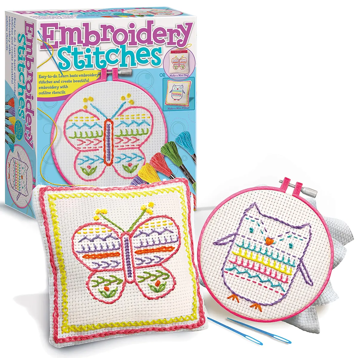 Easy-To-Do Embroidery Stitches Beginner's Kit 1