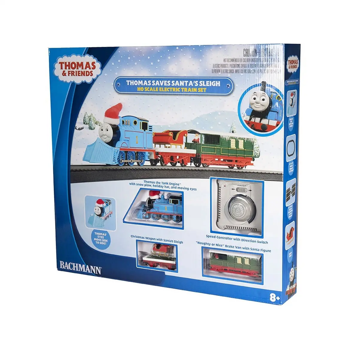 Bachmann Trains - Thomas Saves Santa's Sleigh Ho Scale Electric Train Set 1