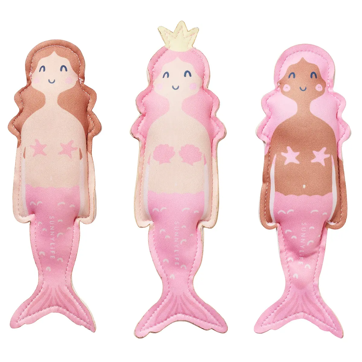 Sunnylife Mermaid Dive Buddies - Ocean Treasure Rose 3Pk, Pool Play Toy For Kids 6+ 1