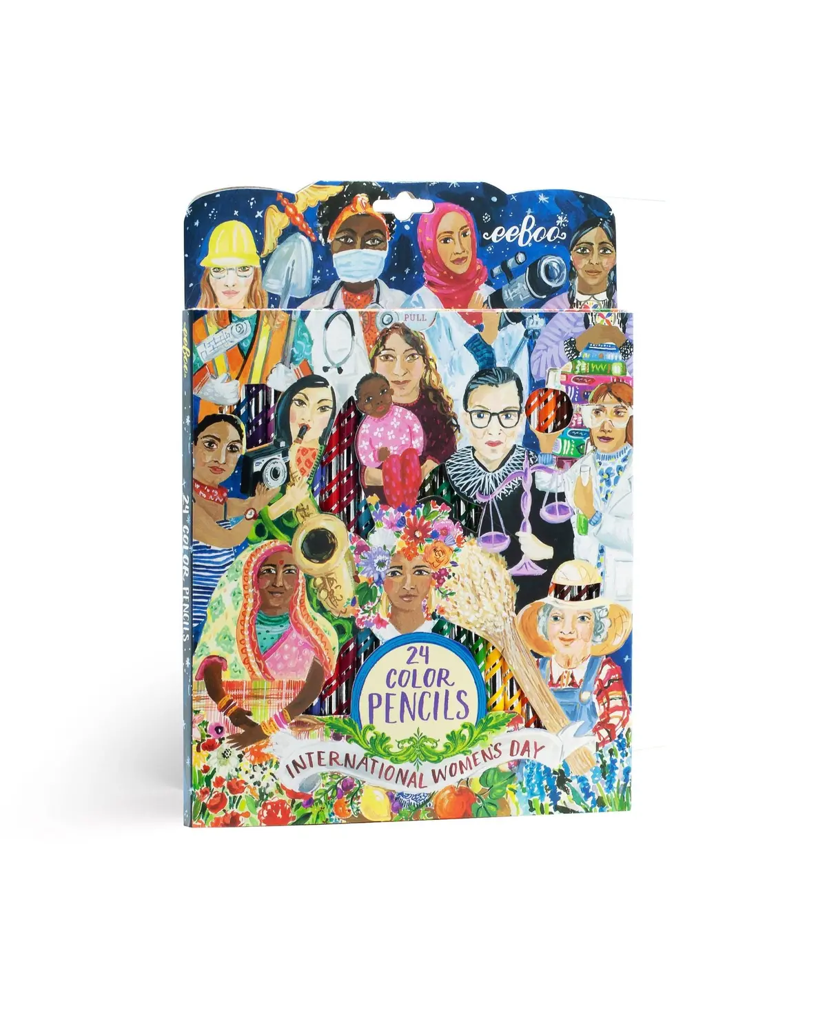 International Women's Day 24-Piece Premium Colored Pencils Set - Artist Quality 1