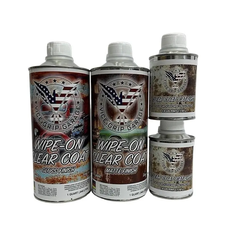 Satin Wipe On Clear Coat - Patina Preserver 1