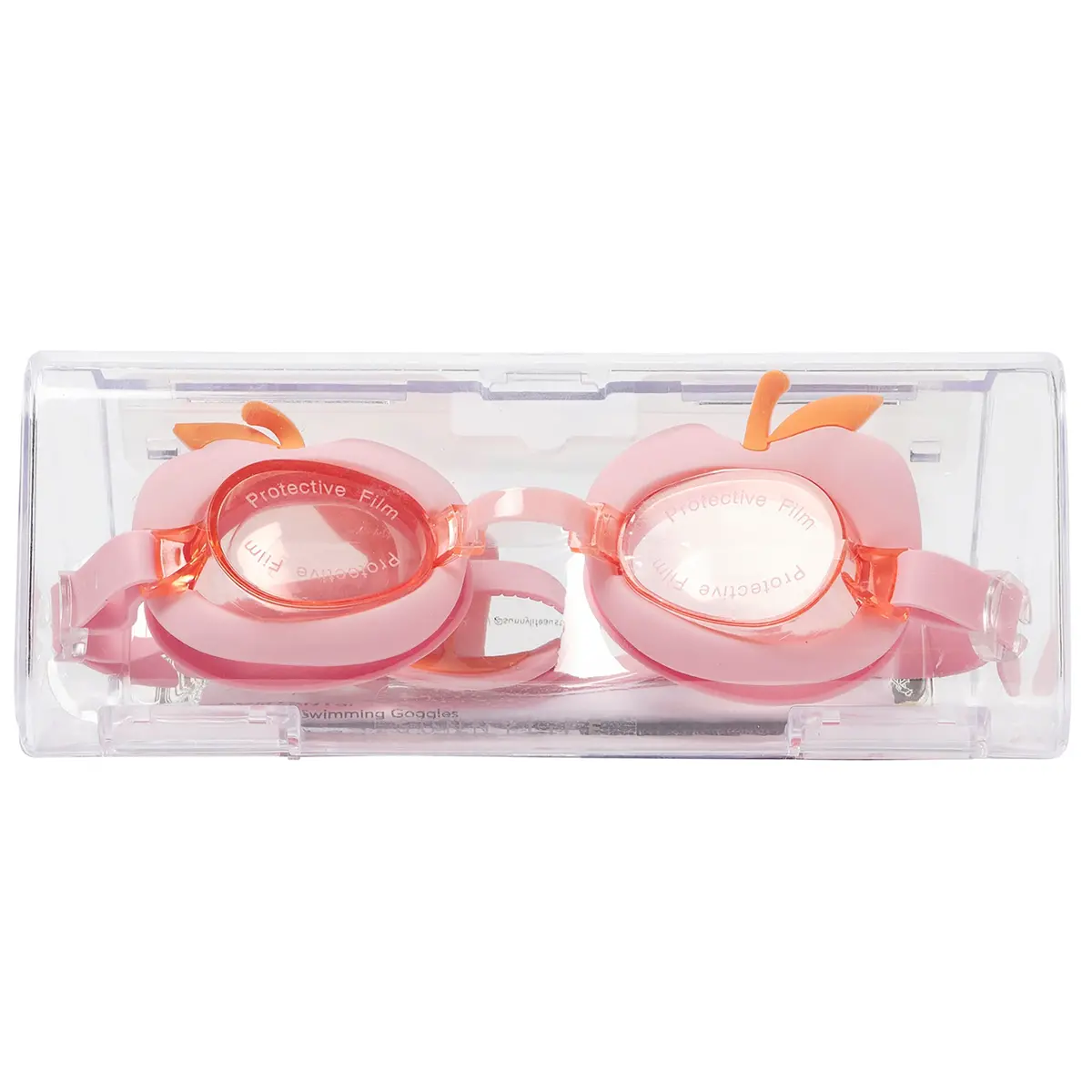 Sunnylife Cotton Candy Cherry Pink Kids Swim Goggles - 3D Cherry Band 2