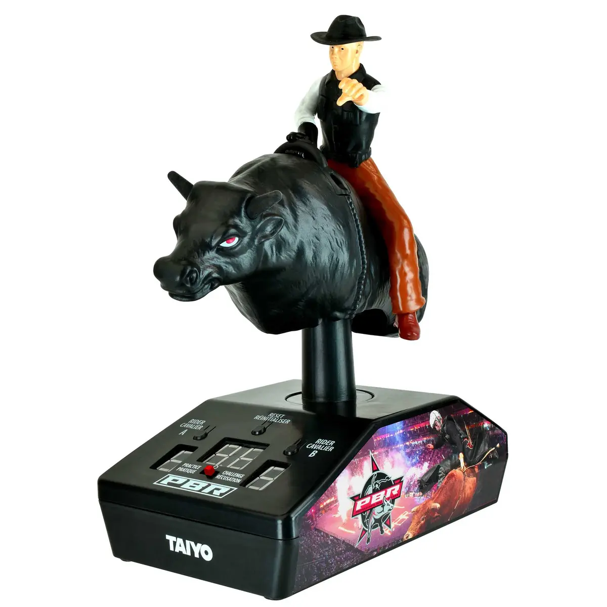 Taiyo Pbr Bull Riding Showdown - Rc Riding Simulator - Black 1