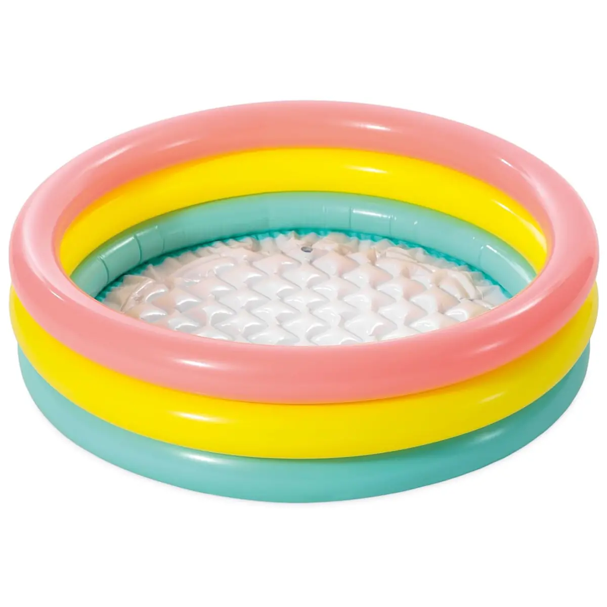 Intex Sunset Glow Baby Pool - Vibrant 3-Ring Outdoor Splash Pool For Toddlers 1