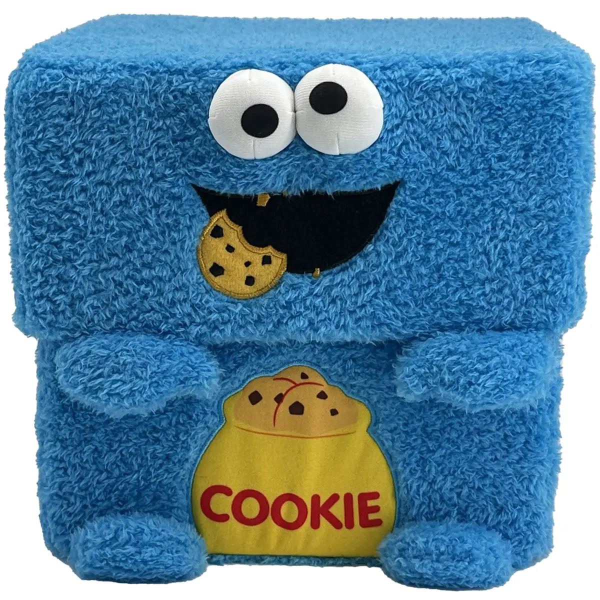 Sesame Street Cookie Monster 8" Storable Cube - Themed Storage Bin 1