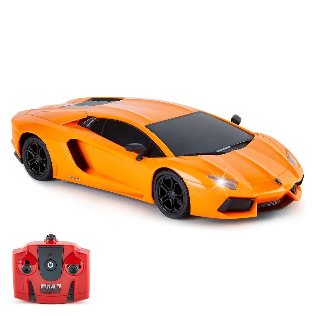 Cmj Rc Lamborghini Lp700-4 - Orange - 1:24 Scale - 2.4Ghz Remote Control Car With Led Headlights 1
