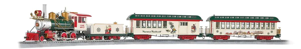 Bachmann Trains - Norman Rockwell's American Christmas Electric Train Set - On30 Scale 1