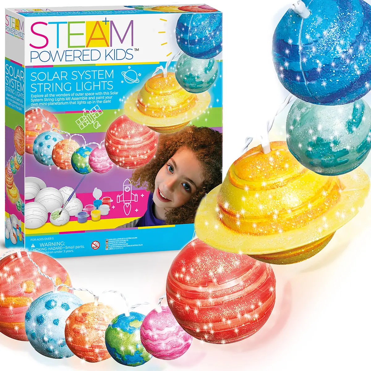 Steam Powered Kids: Solar System String Lights Kit 1