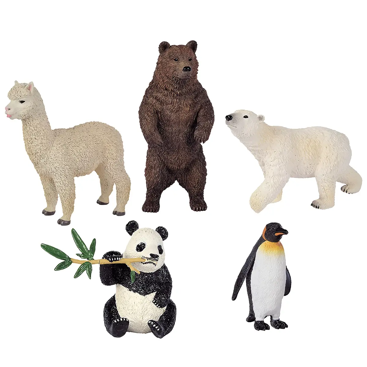 Simba Toys Wild Animal Miniature Set - 5 Playful Figures For Kids 3+ 1