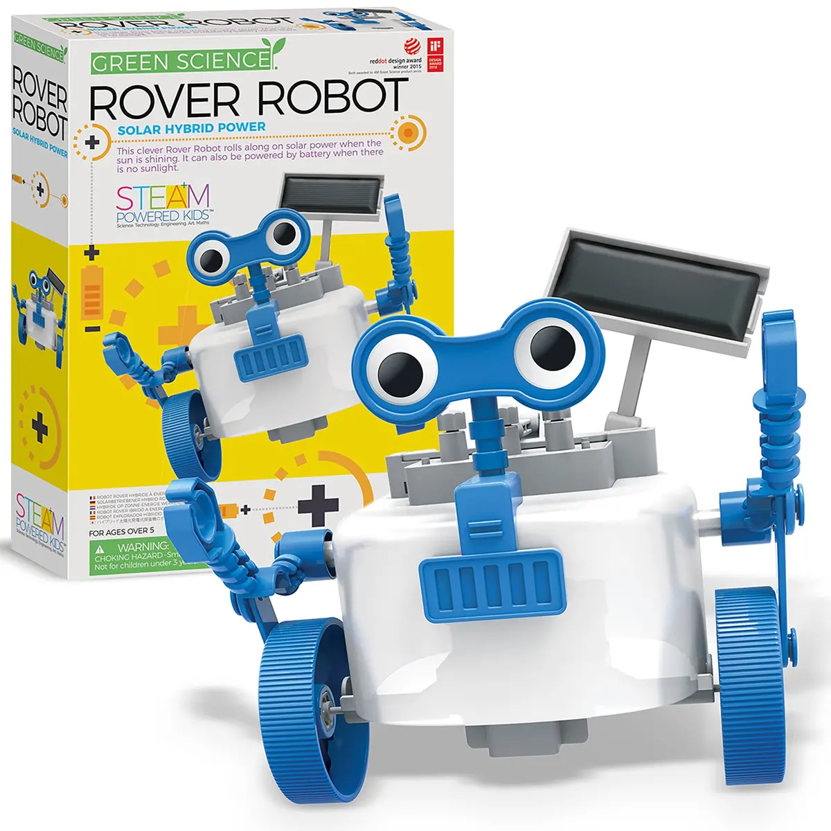 Green Science Rover Robot Solar-Powered Assembly Kit 1