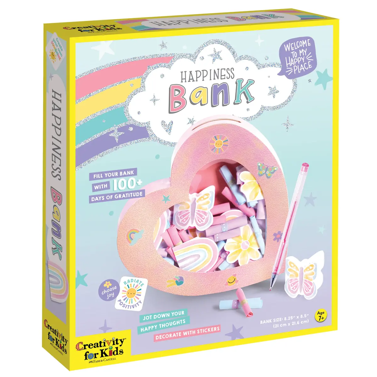 Creativity For Kids Positivity Heart-Shaped Happiness Bank Kit 1