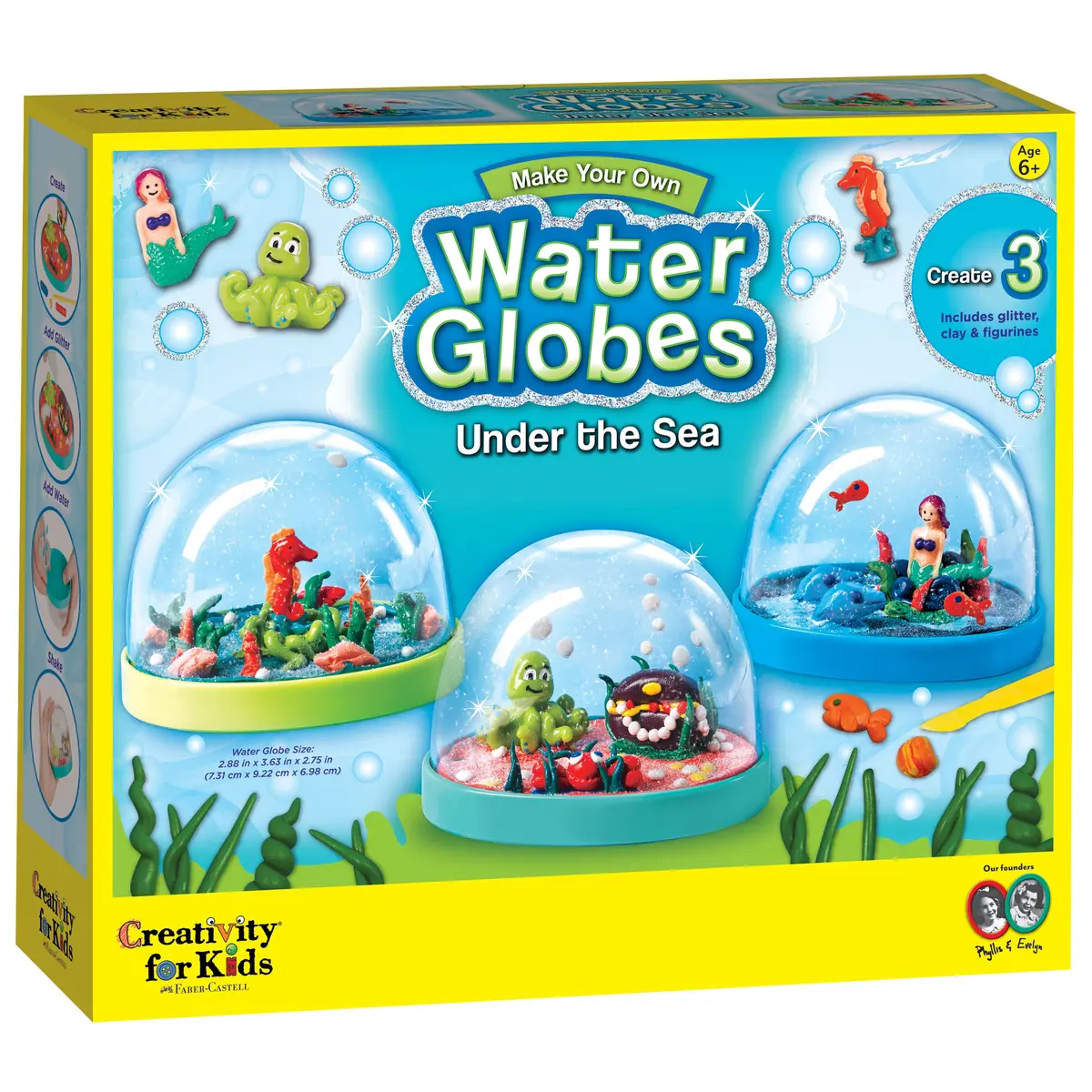 Creativity For Kids Under The Sea Themed Snow Globe Making Kit 1