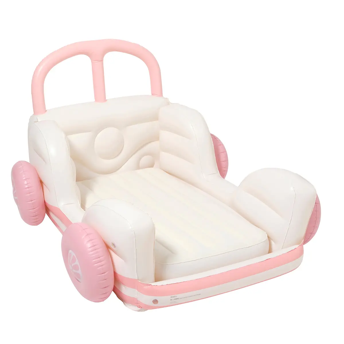 Sunnylife Kids Candy Pink Summer Van Inflatable Sleepover Bed 1