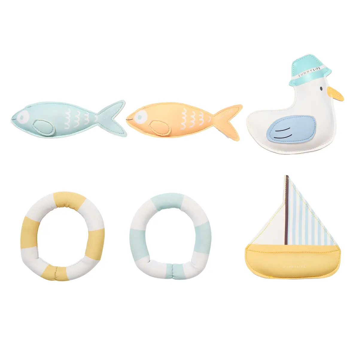 Sunnylife Dive Buddies Sid Seagull 6Pk - Seaside Fun Adventure Set 1