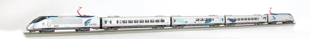 Bachmann Trains - Amtrak Acela Ho Scale Electric Train Set With Dcc 1