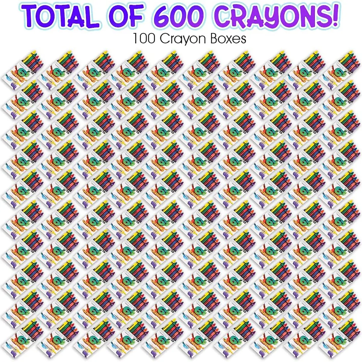 Crayon Bulk Set: 100 Packs 1