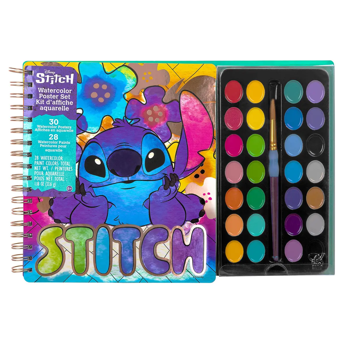 Disney Stitch: Watercolor Poster Set 1