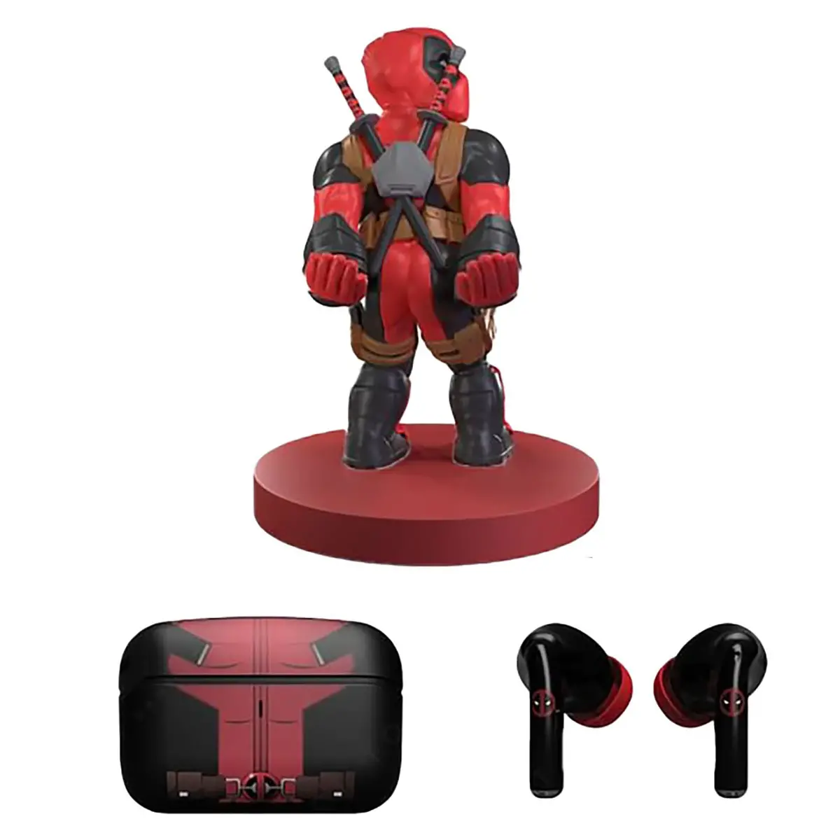 Exquisite Gaming Deadpool Pro Buds & Holdems - Marvel Bluetooth Earbuds 1