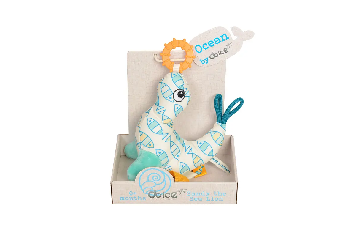 Dolce Toys Ocean Series Sandy The Sea Lion Interactive Plush 1