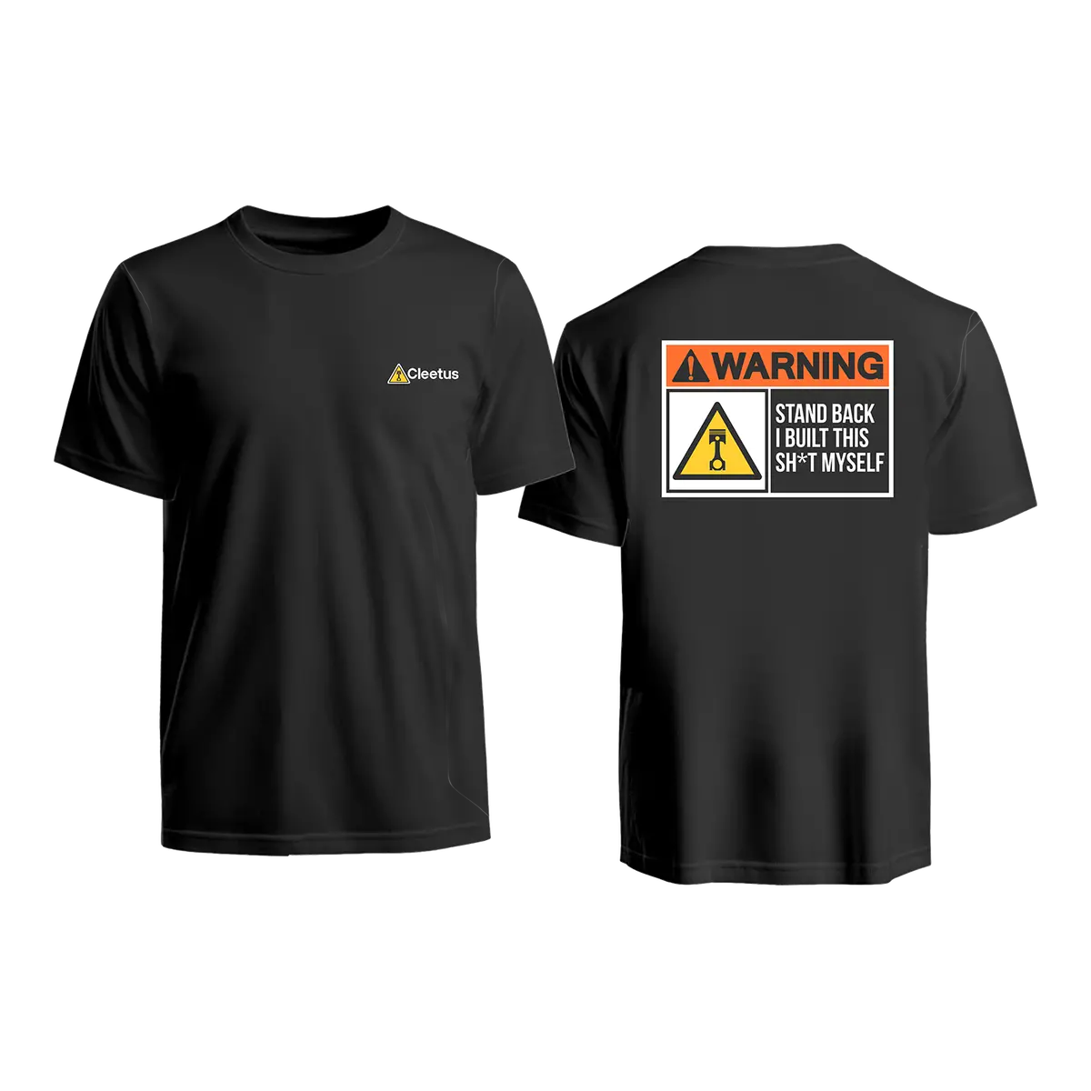 Stand Back, I Built This Sh*T Myself Shirt 1
